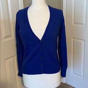 Old navy blue cardigan
